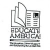 Educate America logo graphic with open book and pencil
