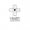 Healthcare logo graphic with heart and band-aid